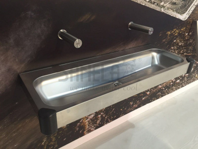 Настенный бесконтактный кран SLU 43B арт: 03435 Sanela Чехия (фото, схема)