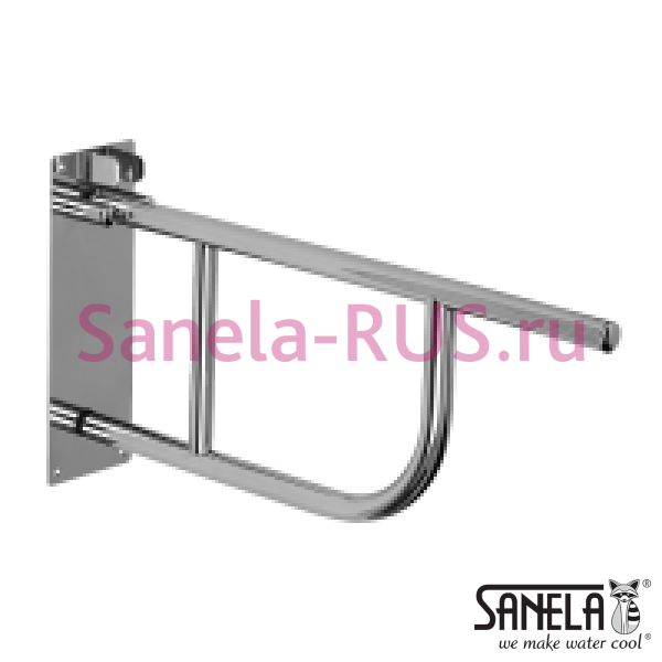 Нержавеющий откидной поручень 830мм SLZM 01DX