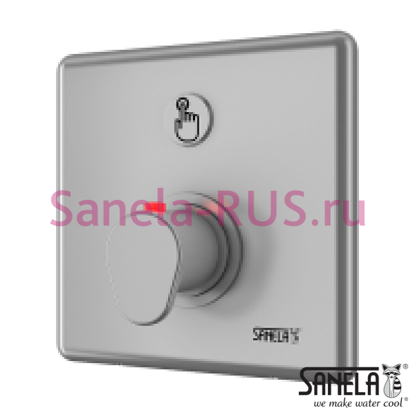 Нажимной смеситель для душа пьезо с термостатом SLS 02PT