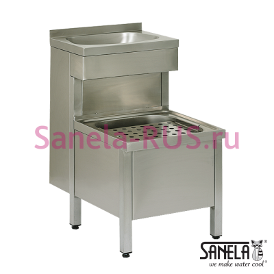 Техническая мойка для уборщиц SLVN 02 арт: 98020 Sanela Чехия (фото, схема)