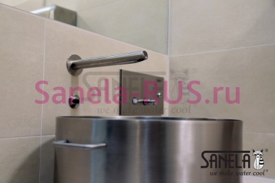 Настенный бесконтактный кран SLU 39B арт: 03392 Sanela Чехия (фото, схема) Настенный бесконтактный кран SLU 39B арт: 03392 Sanela Чехия (фото, схема)