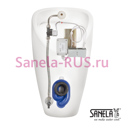 SLP 19AZ Комплект для оборудования писсуара GOLEM автоматическим смывом 230В Sanela Чехия (фото, схема)