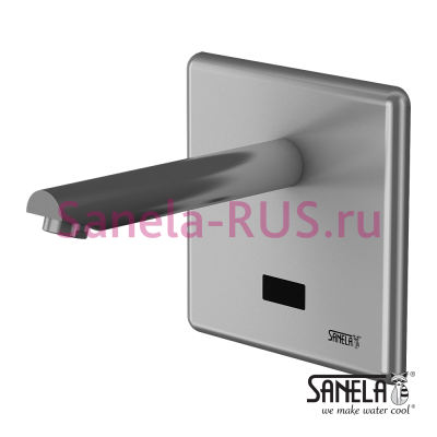 Настенный бесконтактный кран SLU 04H25 арт: 03042 Sanela Чехия (фото, схема)