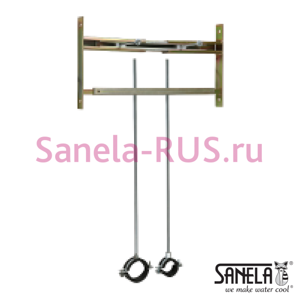 Монтажная рама для писсуаров из нержавеющей стали SLR 02N Монтажная рама для писсуаров из нержавеющей стали SLR 02N