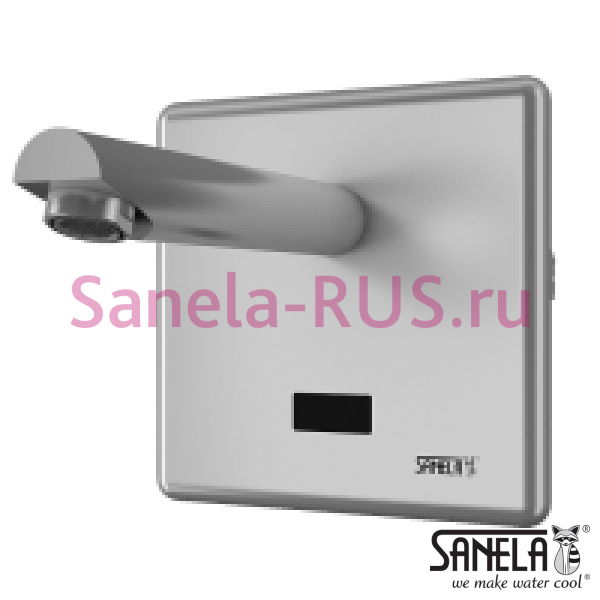 Настенный бесконтактный кран SLU 04H25B Настенный бесконтактный кран SLU 04H25B