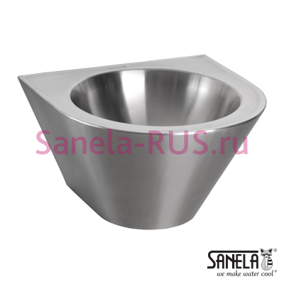 Нержавеющая конусная раковина 360мм SLUN 22 арт: 93220 Sanela Чехия (фото, схема)