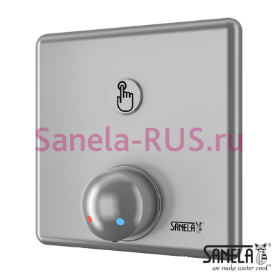 Управление душем пьезо кнопкой со смесителем SLZA 20PH арт: 88208 Sanela Чехия (фото, схема)