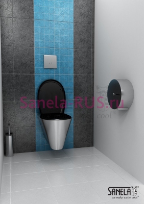 Пьезо кнопка смыва унитаза SLW 01P арт: 14015 Sanela Чехия (фото, схема)