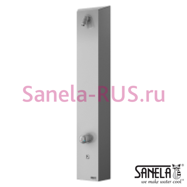 Порционная душевая панель пьезо со смесителем SLSN 02PB