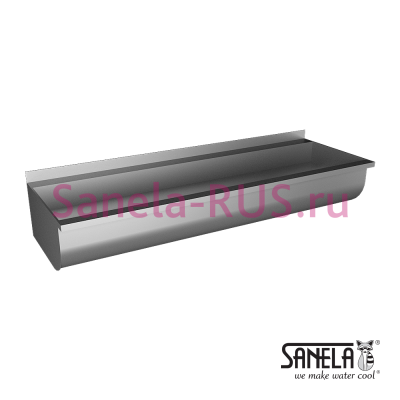 Нержавеющая раковина коллективная без облицовки 1250мм SLUN 10K арт: 93109 Sanela Чехия (фото, схема)